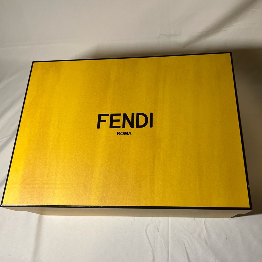 Fendi gift box & 2 shoe dust bags